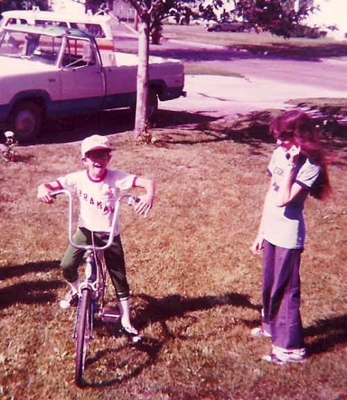 Bike, Schwinn Bicycle, Big Handlebars, Over the handlebars