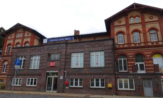 Jena West Bahnhof, Brick Buildings, Jena, Germany
