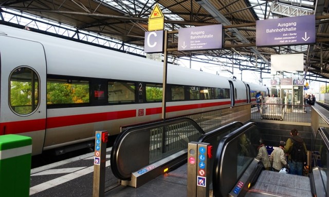 Germany, ICE, Erfturt Germany