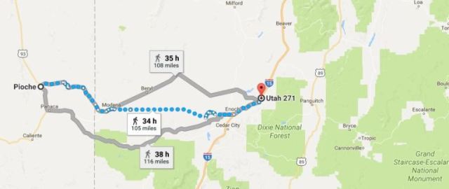 parowan Utah, Pioche Nevada, Virtual Hike