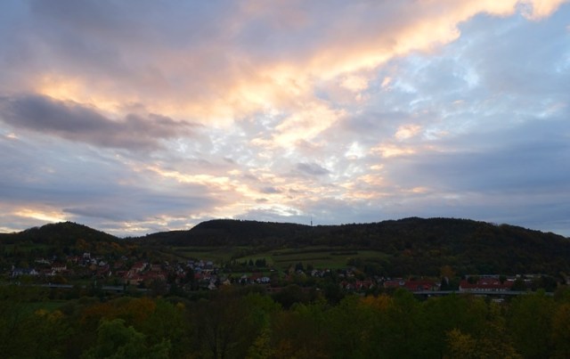 Evening Sky, Cloudy Sky, Jena, Thuringia, Fall