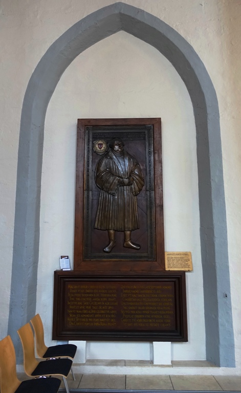 Luther Original Grave Plate, St. Michael, Jena, Germany, Martin Luther