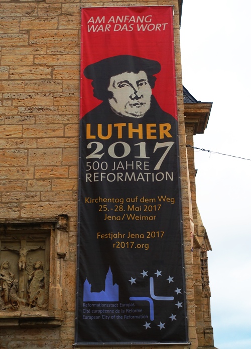 Luther 2017, 500 years, Reformation Day, Martin Luther, Jena, Germany