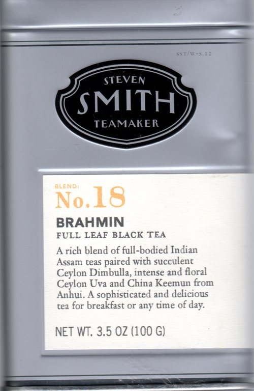 Steve Smith Teamaster, brahmin tea, loose tea, black tea