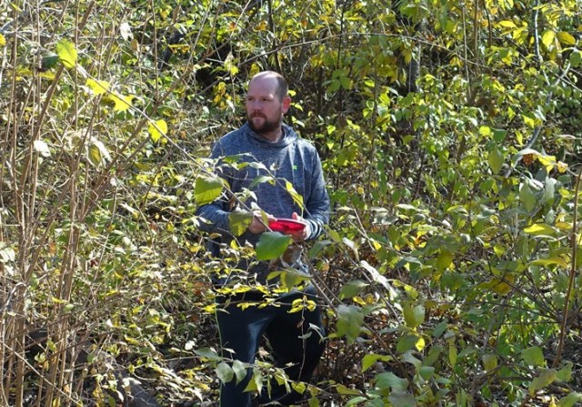 Contemplating the Shot, Disc Golf, Golfing, Black Friday