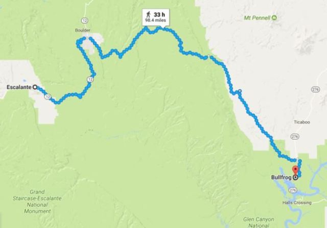 Escalante, Utah, Bullfrog, Utah, Lake Powell, Hiking