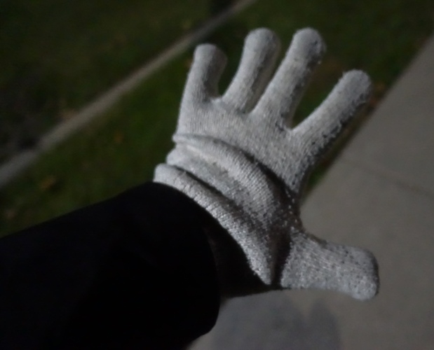 White Gloves, Cold Weather Walking