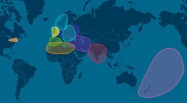 DNA Map, Ancestry, Ethnicity
