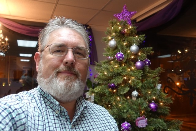 Haircut, After picture, Before and After, Christmas Tree, white beard