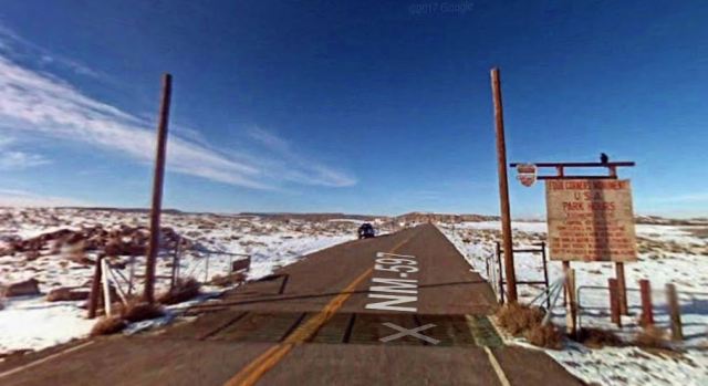 Four Corners Monument, Snow, New Mexico, Virtual Hike
