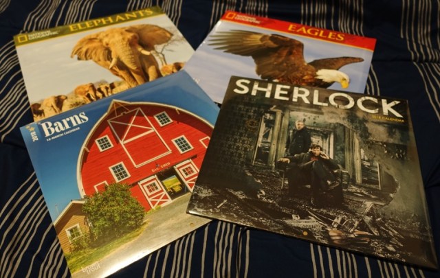 Calendars, 2018 Calendars, Barns, Sherlock, National Geographic