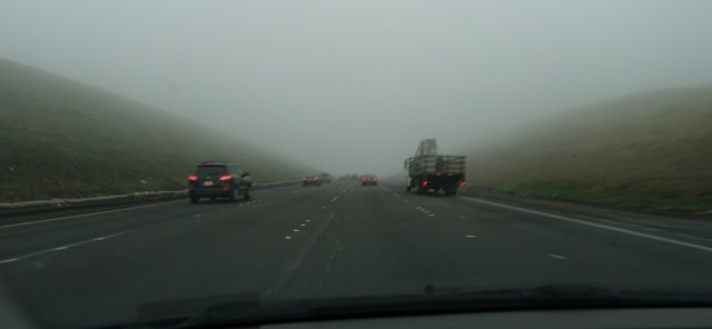 Fog on Altamont, Commute, Foggy Morning