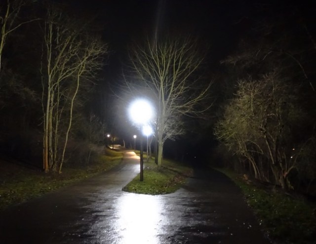 Light and Dark, Winter Walk, Jena, Germany, Walk Home