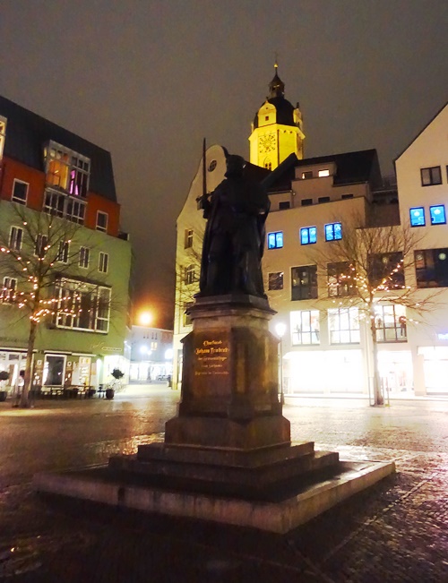 Hanfried, Jena, Germany, Market Square, Jena University, Elector of Saxony