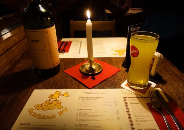 Winter Dinner, Kartofellhaus, Jena, Germany, German Food