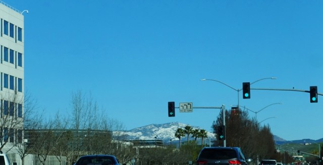 Mt. Diablo, Snow Covered, Snow Levels, Winter