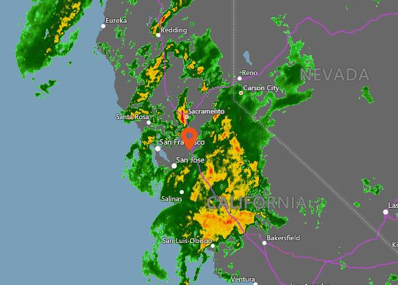 Rain Storm, California, Radar, Accuweather