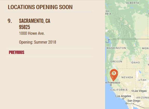 Sacramento Cracker Barrel, California Cracker Barrel, Arden Arcade