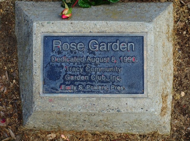 Tracy California, Rose Garden, Garden Club