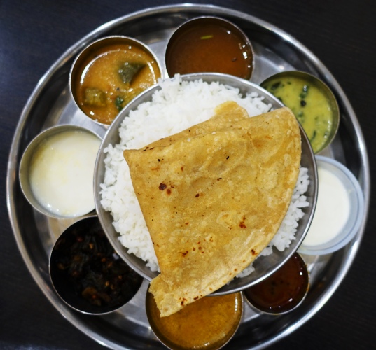 South Indian Thali, Indian Food, Sri Ananda Bhavan, Pleasanton, California