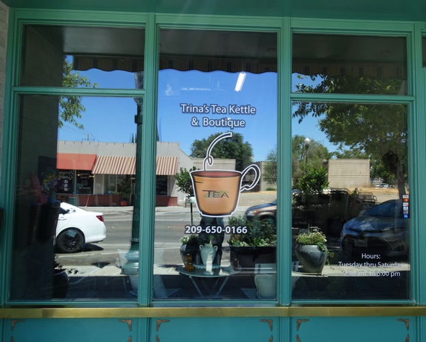 Trina's Tea Shop, Tracy, California, Downtown Tracy, Tea