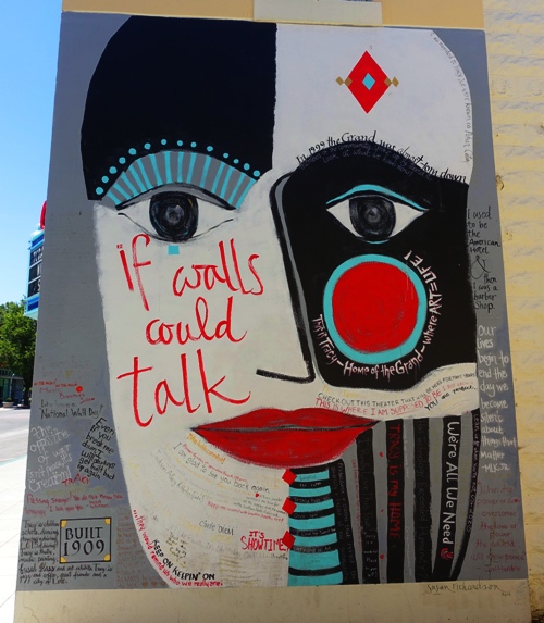If Walls Could Talk, Tracy Grand Theatre, Mural