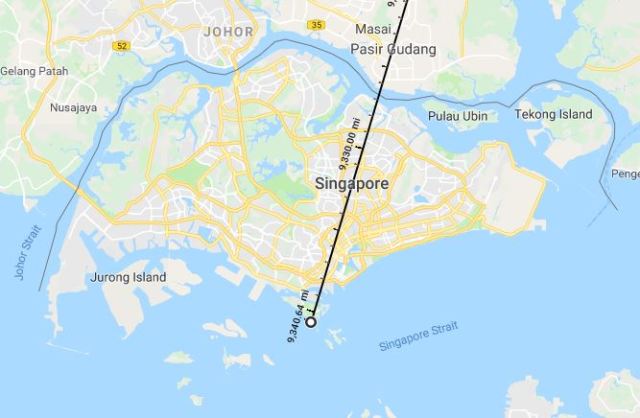 Farthest from birth place, Singapore, World Travel