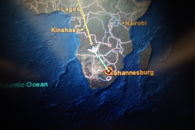 Frankfurt to Johannesburg, Long Flight, Africa, SFO to JNB