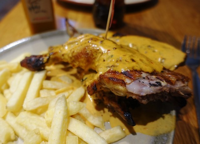 Nando's Chicken, Hot Half Chicken, Chicken and Chips