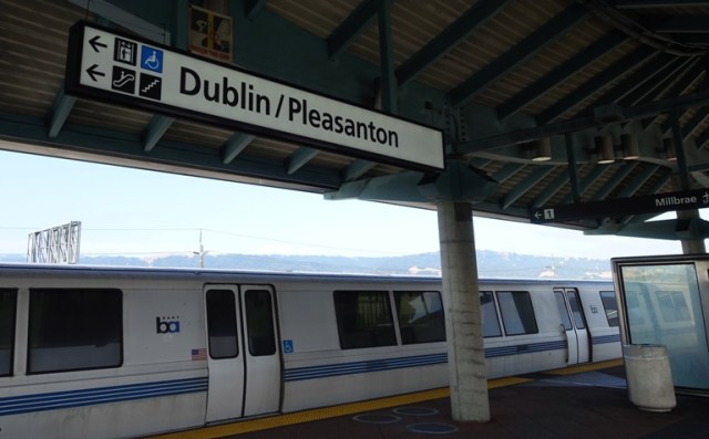 Dublin Pleasanton BART station, transit, commute