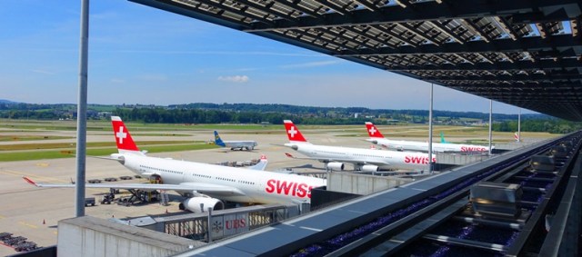 Zurich Airport, Swiss Lounge, Outdoor patio