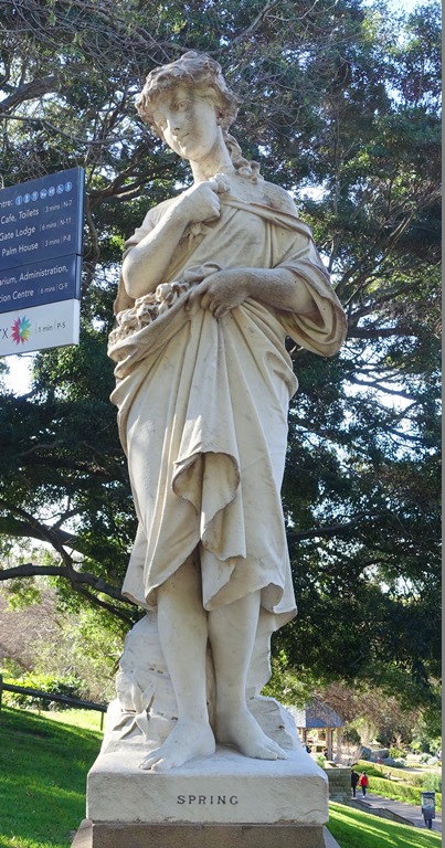 Sydney Botanical Garden, Spring Statue, statues, Italian Marble
