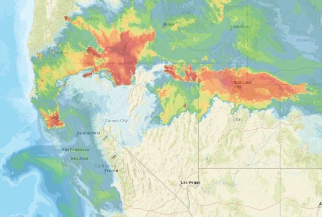 NOAA, Smoke Map, Wildfires