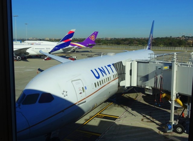 United 787, Sydney, Australia, Flying, Long Flight