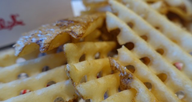 Waffle Cut Fries, Chick-fil-A, Dipping Sauces