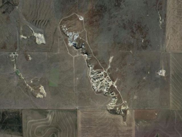 Kansas Badlands, Castle Rock, Rock Formations, Geology