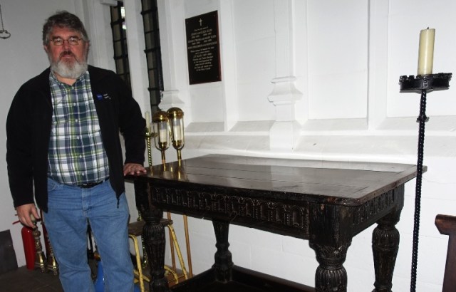 Worksop Priory, Communion table, Altar, Richard Barnard
