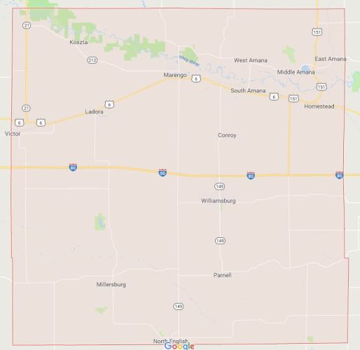 Iowa County, Iowa, Jeremiah Rowe