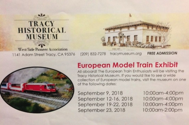 European Model Train Enthusiasts, Tracy, California, Tracy Museum