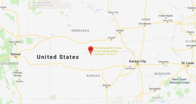 Geographic Center of the United States, Lebanon, Kansas, Smith County