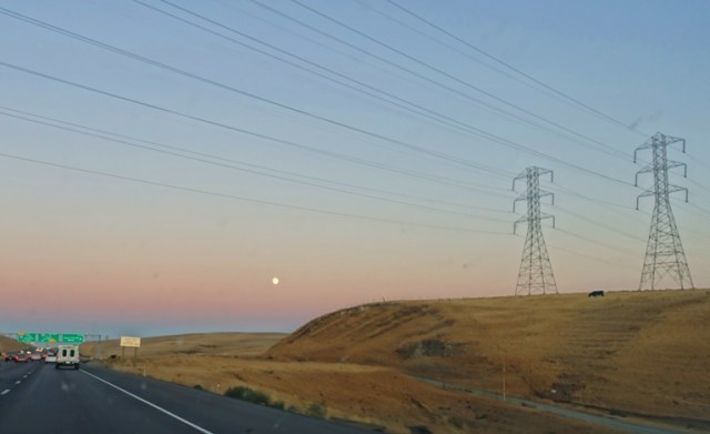 Power Lines, Altamont, Full Moon, Back set
