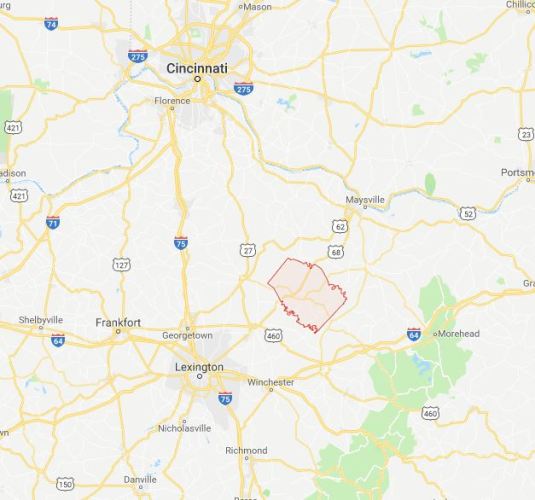 Nicholas County, Kentucky, 1819 Marriage, Kern, Sears