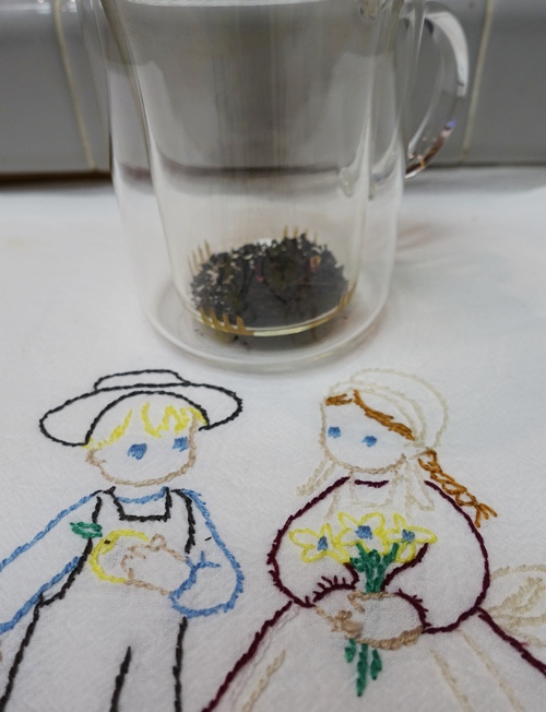 Tea, waiting for hot water, Sophia Blend