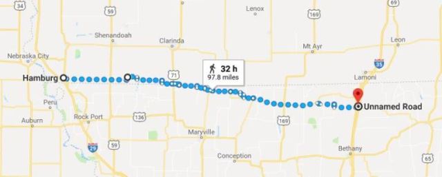 Hamburg to Eagleville, Virtual Hike