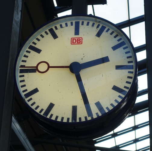 Germany, Deutsch Bahn, Clock, Railway Clock