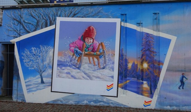 Wall Art, Four Seasons, Street Art, Mural