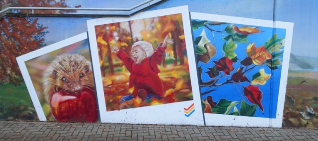 Wall Art, Four Seasons, Street Art, Mural