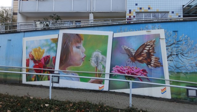 Wall Art, Four Seasons, Street Art, Mural