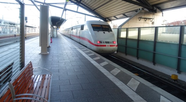 Erfurt, Germany, Trains, ICE, train travel