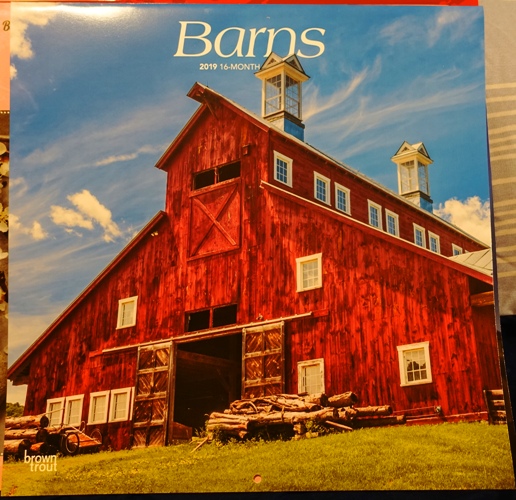 Barns Calendar, 2019 Calendars, Red Barn